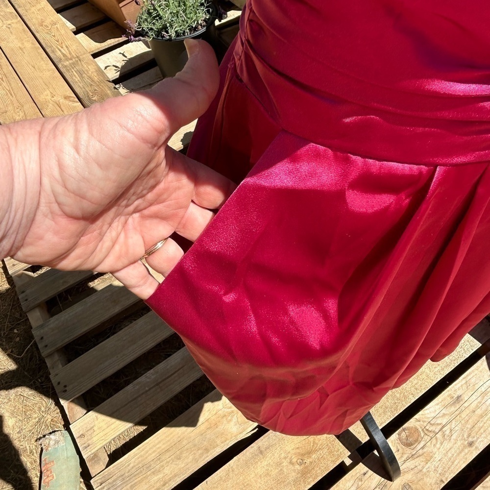 David’s Bridal dress. Pink. Size 4. Balloon skirt. Midi length. - Picture 4 of 8